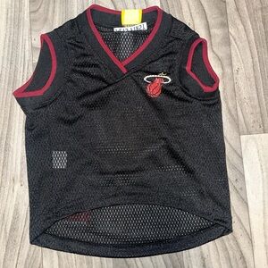 Pete First NBA Miami Heat Mesh Dog Jersey (Previously Owned)